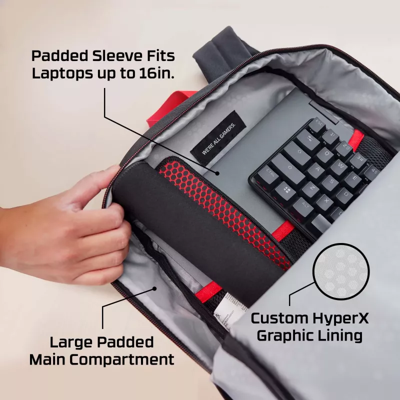 HyperX Delta Rucksack, Rucksack, 498 g