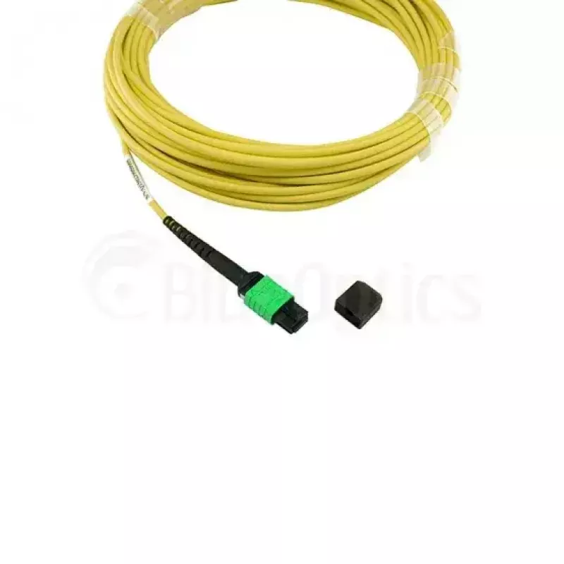 BlueOptics InfiniBand Glasfaserkabel 5 m MTP 4x LC Grün