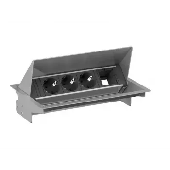 Steckdose Bachmann Coneo Set Grau