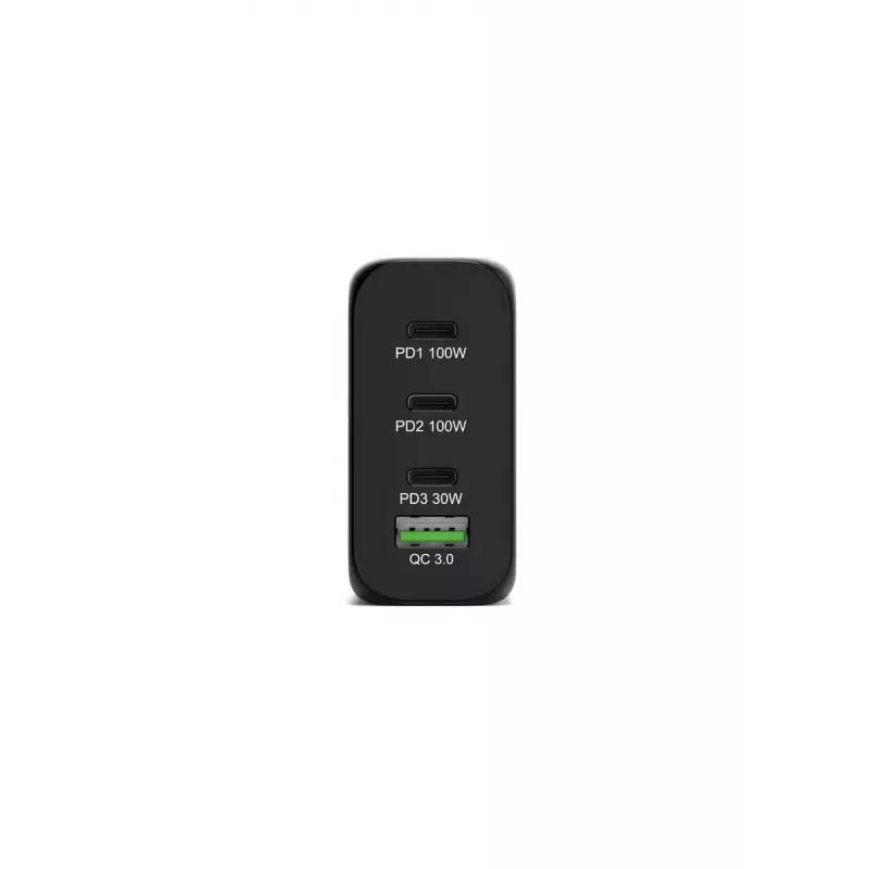 Ladegerät für Mobilgeräte Port Designs 900107-EU AC Schnellladung Schwarz