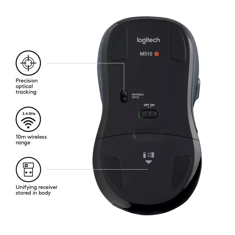 Maus Logitech M510 RF Wireless