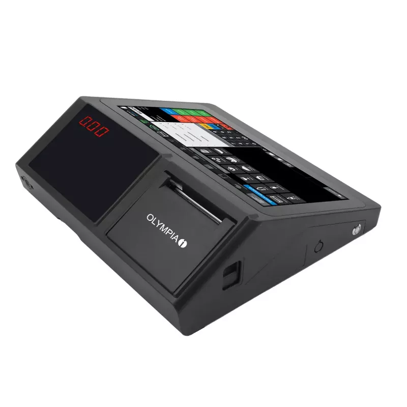 Registrierkasse Olympia T110 Thermodirektdrucker, 100000 PLUs, LED-Anzeige (10,1 Zoll)