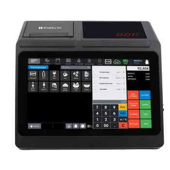 Registrierkasse Olympia T110 Thermodirektdrucker, 100000 PLUs, LED-Anzeige (10,1 Zoll)