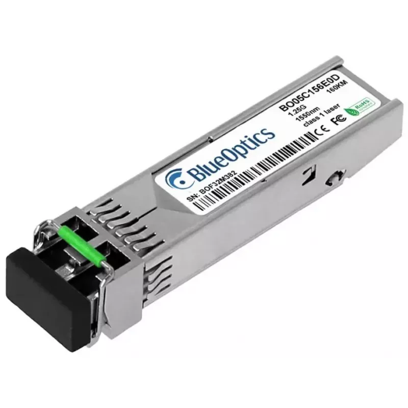 SFP-Transceiver-Modul BlueOptics 942 119-001-BO 1250 Mbit/s Silber