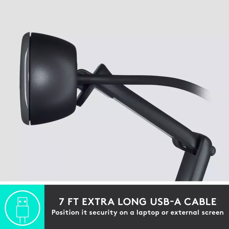 Webcam Logitech C505 HD 1280x720 USB Schwarz