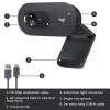 Webcam Logitech C505 HD 1280x720 USB Schwarz