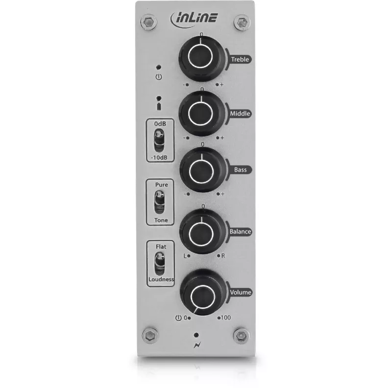 InLine AmpEQ mobile, Tri-Tone Hi-Res AUDIO Pre- and Headphone-Amp, 3,5 mm Stereo