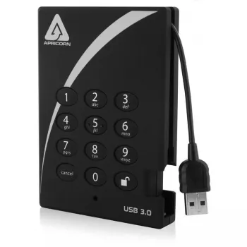 Externe Festplatte Apricorn 500GB USB 3.2 Aegis Padlock