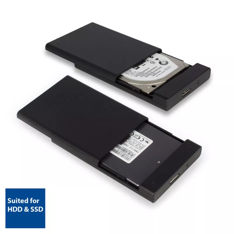 HDD/SSD-Gehäuse ACT 2,5-Zoll-SATA-Festplattengehäuse schraubenlos USB 3.2 Gen1