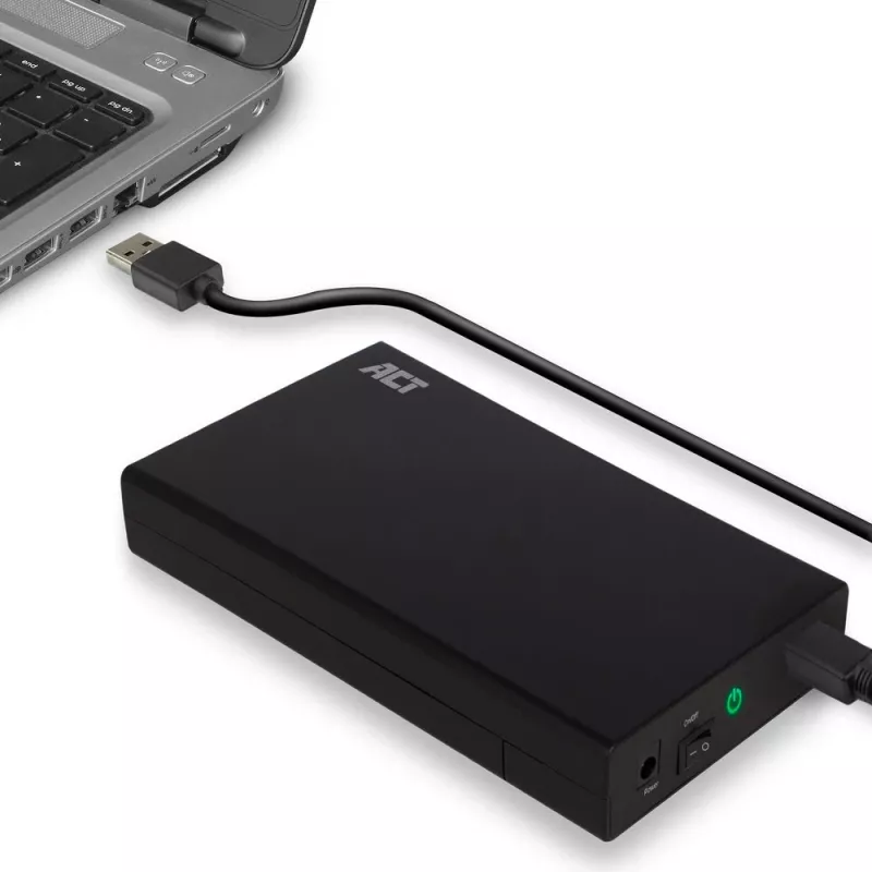 HDD/SSD-Gehäuse ACT AC1405 3,5 Zoll SATA USB 3.2 Gen1 Schwarz