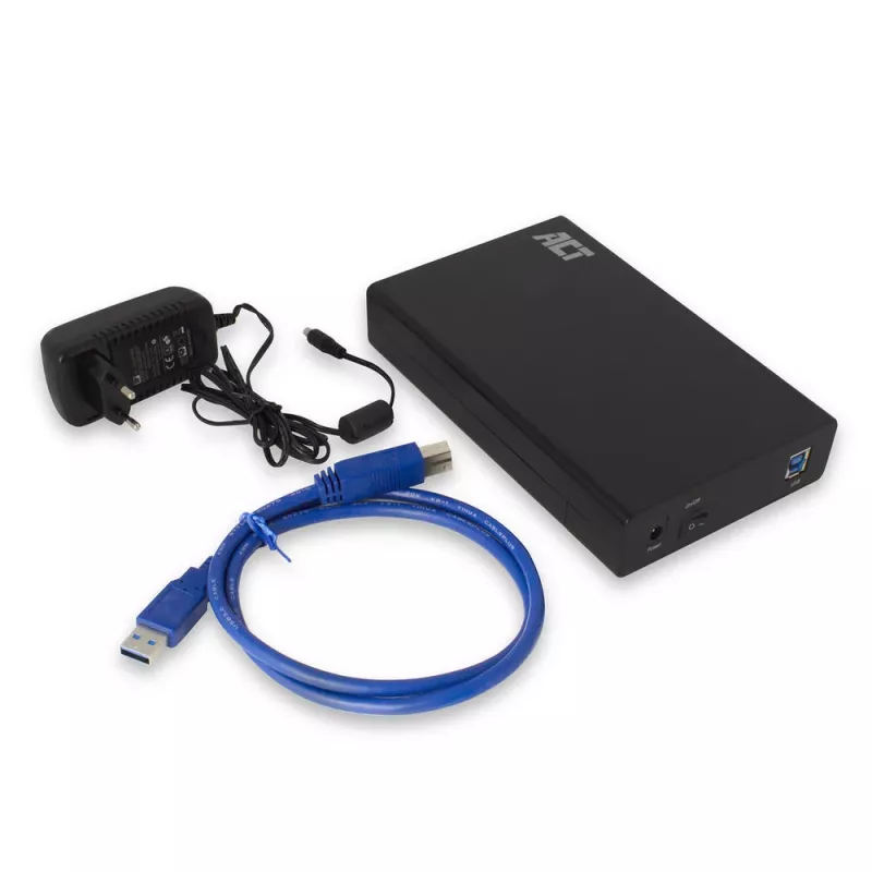 HDD/SSD-Gehäuse ACT AC1405 3,5 Zoll SATA USB 3.2 Gen1 Schwarz