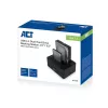 ACT 2,5 Zoll und 3,5 Zoll SATA Dual-HDD/SSD-Dockingstation, USB 3.2 Gen1