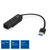 ACT USB-Adapterkabel für 2,5 Zoll SATA HDD/SSD AC1510 0,15 m Schwarz