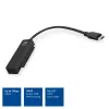 ACT USB-C-Adapterkabel für 2,5-Zoll-SATA-Festplatte/SSD AC1525 0,15 m Schwarz