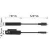 ACT USB-C-Adapterkabel für 2,5-Zoll-SATA-Festplatte/SSD AC1525 0,15 m Schwarz