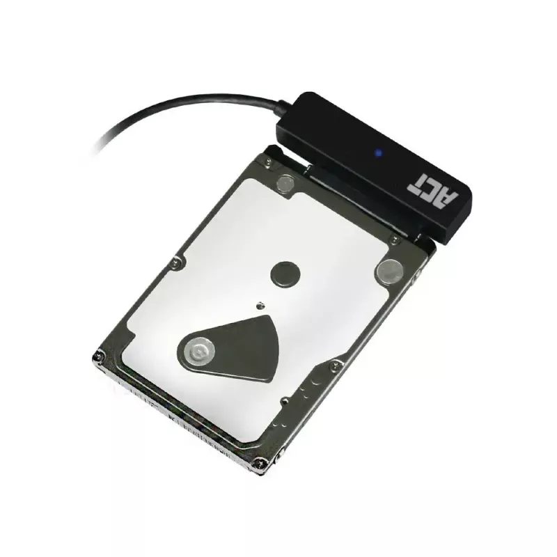 ACT USB-C-Adapterkabel für 2,5-Zoll-SATA-Festplatte/SSD AC1525 0,15 m Schwarz
