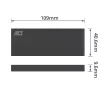 SSD-Gehäuse ACT M.2 USB 3.2 Gen1 Schwarz 5 Gbit/s