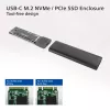 SSD-Gehäuse ACT AC1615 USB-C M.2 NVMe PCIe 10 Gbit/s Schwarz