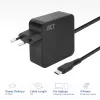 ACT USB-C Laptop-Netzteil 65W mit Power-Delivery-Profilen, 2 Meter