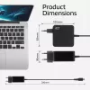 ACT USB-C Laptop-Netzteil 65W mit Power-Delivery-Profilen, 2 Meter