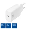 ACT Kompakter USB-C-Ladeadapter 20W Schnellladung Innenbereich Universal Weiß