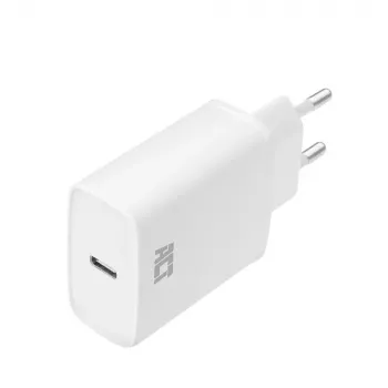 ACT Kompakter USB-C-Ladeadapter 20W Schnellladung Innenbereich Universal Weiß