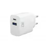 ACT USB-C & USB-A Ladegerät 20 W mit Power Delivery PPS, Quick Charge, GaNFast