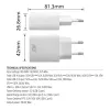 ACT USB-C & USB-A Ladegerät 20 W mit Power Delivery PPS, Quick Charge, GaNFast