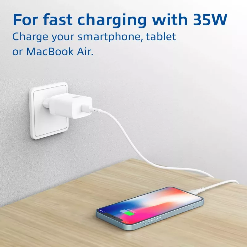 USB-C Ladegerät ACT 35W Power Delivery PPS GaNFast Universal