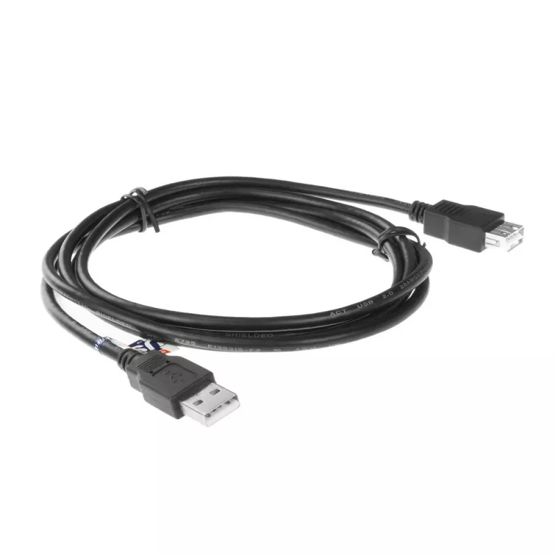 ACT USB 2.0 Verlängerungskabel A Stecker - A Buchse 1,8 Meter, Zip-Beutel
