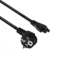 ACT Netzkabel Stecker CEE7/7 (abgewinkelt) - C5 schwarz 2 m