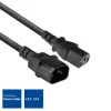 Netzkabel C13 C14 schwarz 1,8 m ACT Powercord