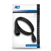 Netzkabel C13 C14 schwarz 1,8 m ACT Powercord