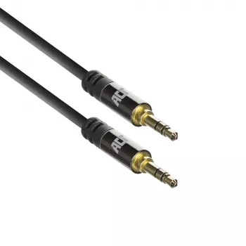 ACT 1,5 m hochwertiges Stereo-Audioverbindungskabel 3,5-mm-Klinke Stecker – Stecker