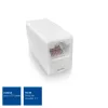 Modularer RJ-45-Koppler ACT AC4105 Weiß Anschluss 1 RJ-45 Anschluss 2 RJ-45