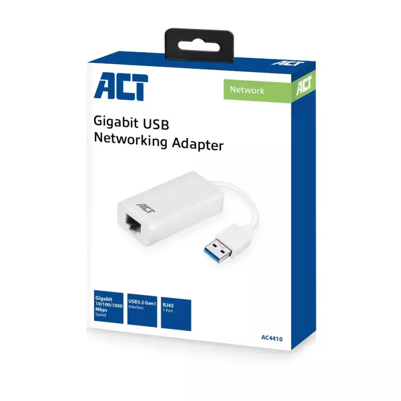 Netzwerkkarte ACT AC4410 Ethernet 1000 Mbit/s Kabelgebunden USB