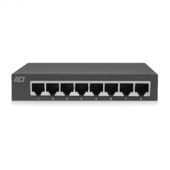 Unmanaged Switch ACT AC4418 8 Ports Gigabit Ethernet 10/100/1000