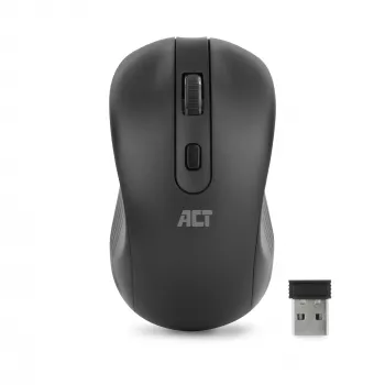 ACT Wireless Mouse 1600 DPI, leiser Klick, umweltfreundlich, aus recycelten Materialien