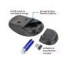 ACT Wireless Mouse 1600 DPI, leiser Klick, umweltfreundlich, aus recycelten Materialien