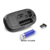 ACT Wireless Maus 1200 DPI, beidhändig, RF Wireless, 1200 DPI, Schwarz