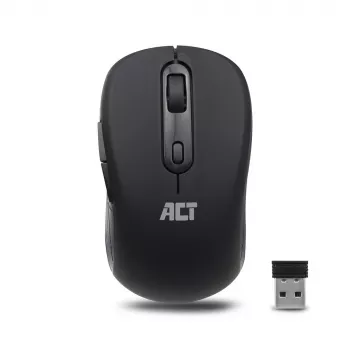ACT Wireless Mouse 1600 DPI Optical Right-hand 4 Buttons