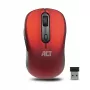 ACT Wireless Maus 1600 DPI Rechtshänder Optisch RF Funk Rot