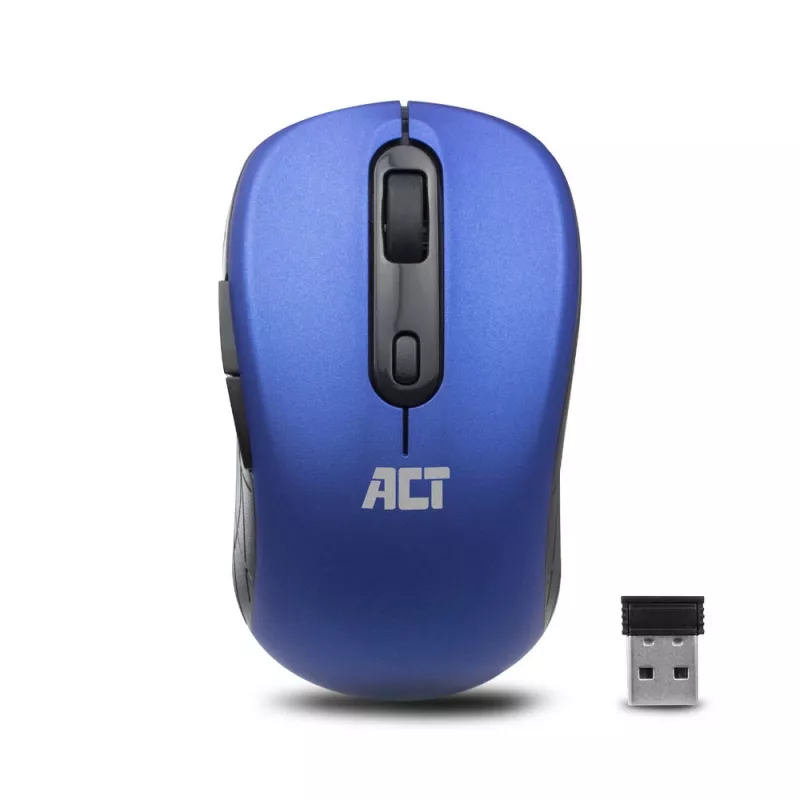 ACT Wireless Mouse 1600 DPI Rechtshänder Optisch RF Funk Blau