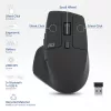 ACT Wireless Multi-Connect Maus Bluetooth oder USB-A Empfänger, 2400 DPI mit Silent Click, umweltfreundlich