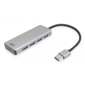 USB Hub ACT AC6121 Type-A 5000 Mbit/s Aluminium