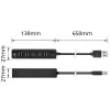 USB-Hub ACT AC6215 480 Mbit/s Schwarz