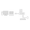 ACT AC6300 USB 3.2 Gen 1 Hub Typ-A 5000 Mbit/s Schwarz