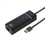Docking Station ACT AC6310 USB 3.2 Gen 1 Kabelgebunden Schwarz Ethernet