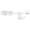 Docking Station ACT AC6310 USB 3.2 Gen 1 Kabelgebunden Schwarz Ethernet