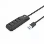 ACT AC6320 Schnittstellen-Hub USB 3.2 Gen 1 (3.1 Gen 1) Type-A 5000 Mbit/s Schwarz